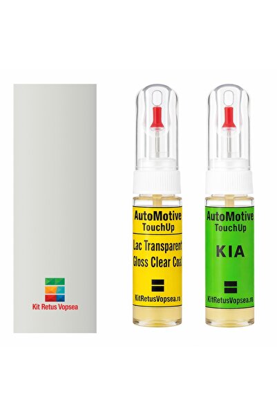 YLKRS AUTOMOTIVE Kia Pregio touch-up paint retouch kit KIA4004 (Clear White),...