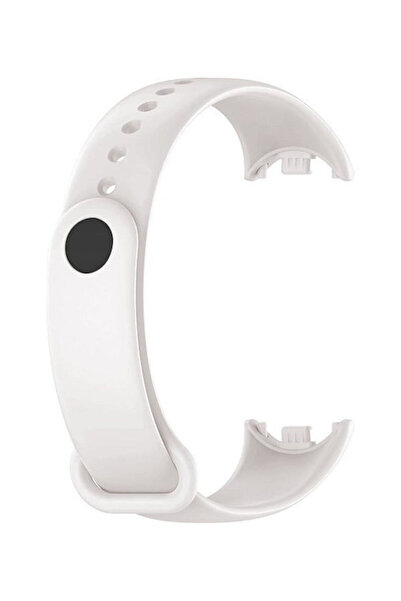 OEM Λουράκι Xiaomi Mi Band 8 Σιλικόνης Αθλητικό Επίσημο Λευκό
