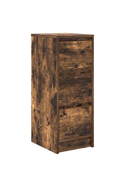vidaxl Bufetă Stejar afumat 29,5x34x76 cm Lemn prelucrat