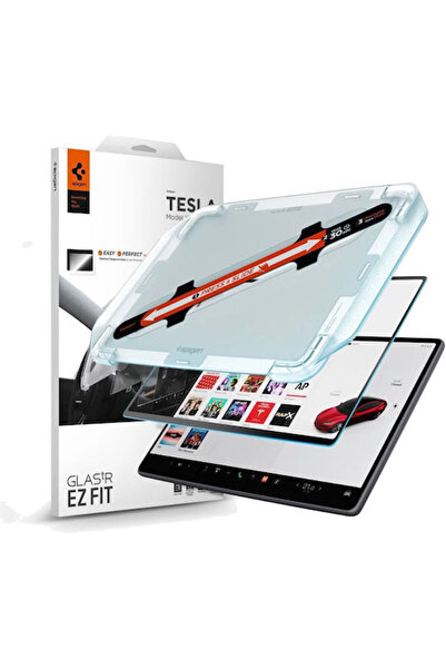 Spigen Glas.tr Ez Fit Αντιθαμβωτικό Προστατευτικό Οθόνης Tesla Model 3 Κωδικό...