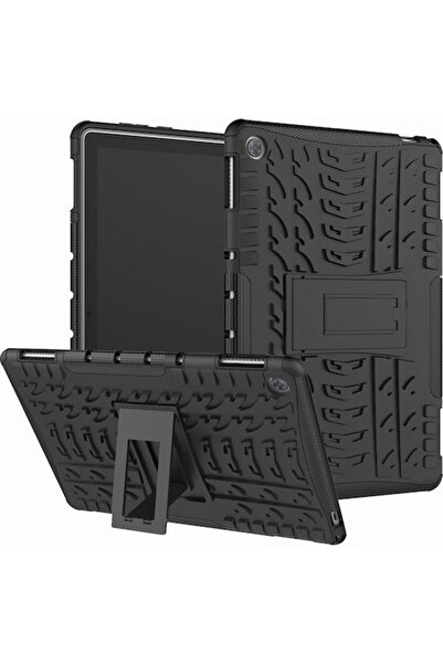 Other Sonique Defender Ανθεκτική Μαύρη Πίσω Θήκη για MediaPad M5 Lite 10 / C5 10