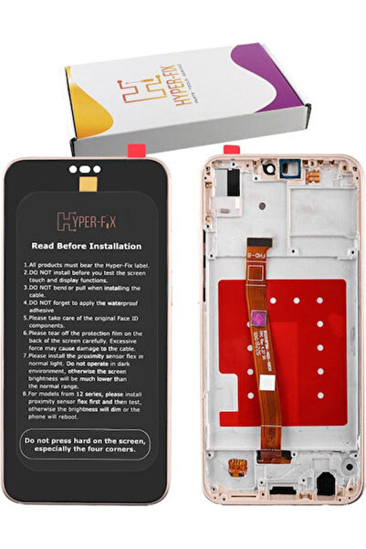 Hyper Οθόνη με μηχανισμό αφής και πλαίσιο για Huawei P20 Lite (Χρυσό)