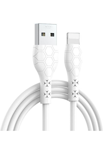 Xo NB240 Καλώδιο USB-A σε Lightning Λευκό 1μ (XO-NB240LWH)
