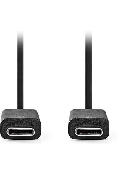 Nedis Καλώδιο USB 3.2 USB-C Αρσενικό σε USB-C 100W PD Μαύρο 1μ