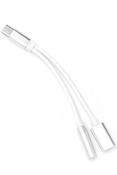 OEM Μετατροπέας USB-C αρσενικό σε 3.5mm / USB-C θηλυκό Λευκό 1 τεμάχιο TE5901...
