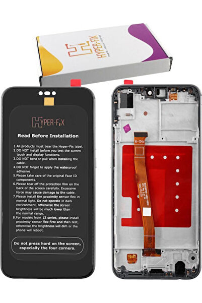 Hyper Οθόνη με μηχανισμό αφής και πλαίσιο για Huawei P20 Lite (Μαύρο)