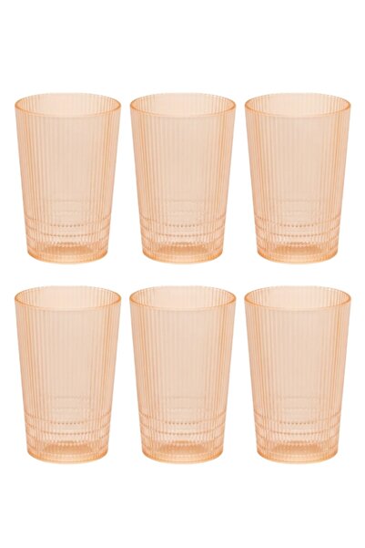 OEM Top Bottom Set of 6 premium food-grade plastic picnic cups, 380 ml volume...
