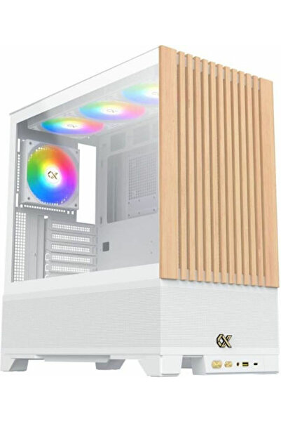 Xigmatek Κουτί υπολογιστή Gaming Midi Tower με πλαϊνό παράθυρο, λευκό