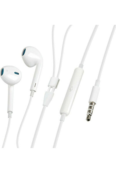 Lampa Απαραίτητα Ακουστικά Handsfree με βύσμα 3.5mm Λευκά