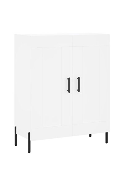 vidaxl Servantă, alb, 69,5x34x90 cm, lemn compozit