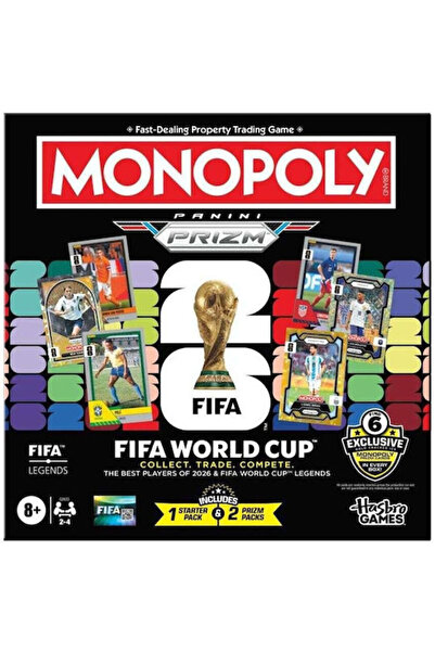 Hasbro Games Επιτραπέζιο Παιχνίδι Monopoly Panini Prizm: FIFA World Cup για 2...