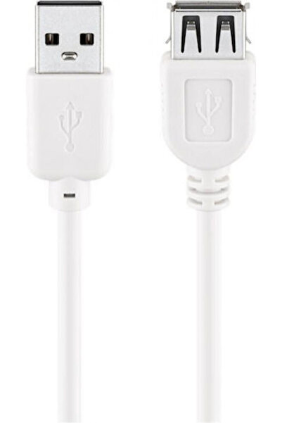 goobay Καλώδιο USB 2.0 1.8μ A-Αρσενικό σε A-Θηλυκό Λευκό (96198)