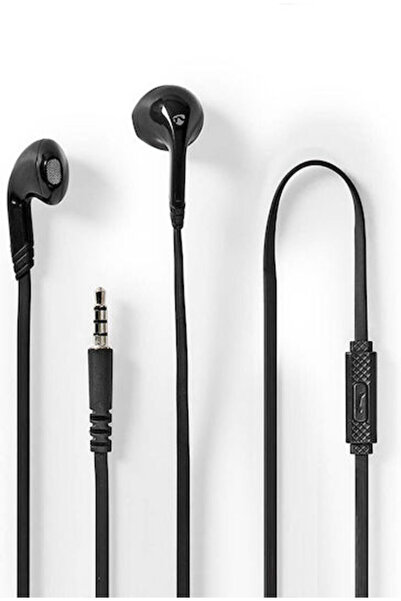 Nedis HPWD2021 Ενδοωτικά ακουστικά handsfree με βύσμα 3.5mm, Μαύρο