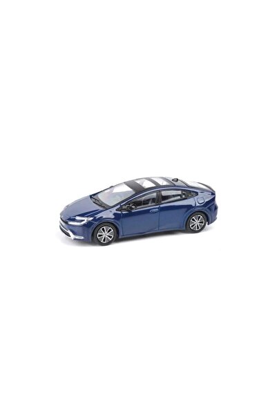 para64 2023 Toyota Prius Model Car, Blue, 1:64 Scale,