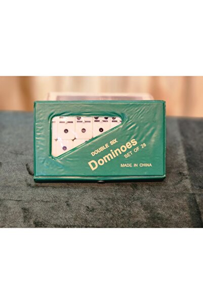 abnturk Melamin Domino Seti Çantalı Son Derece Cilalı İnce İşlenmiş Taşlar 28...