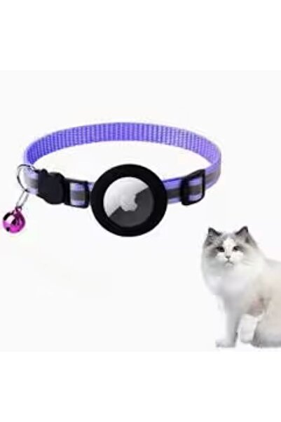 Unbranded/Generic Adjustable AirTag Cat Collar – Lightweight Reflective Pet T...