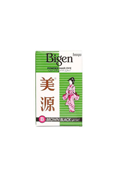 BİGEN Powder Hair Dye Color Brown Black B 6grams