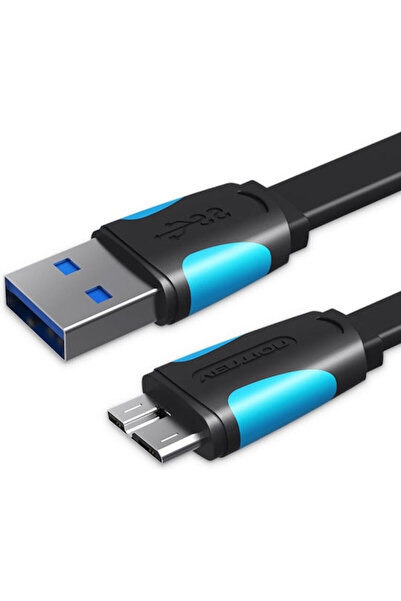Vention Επίπεδο καλώδιο USB 3.0 σε micro USB 2 μέτρων (VAS-A12-B200)
