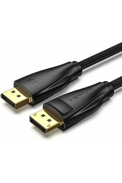Vention Καλώδιο DisplayPort Αρσενικό σε Αρσενικό 2μ Μαύρο