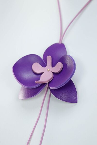 HAIArt Colier Orhidee - Violet & Roz pastel