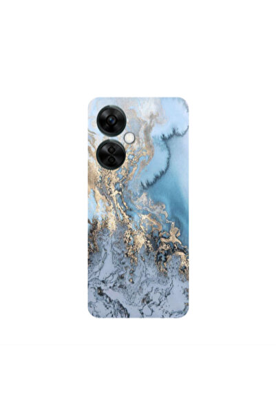 Other Oneplus Nord CE 3 Lite 5G Marble Gold Design Transparent Silicone TPU Θήκη