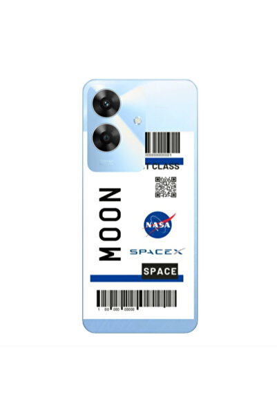 Other Realme Note 60 Moon spacex Transparent Silicone TPU Θήκη