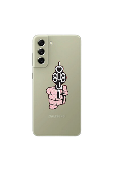 Other Samsung S22 Plus Heart gun Transparent Silicone TPU Θήκη