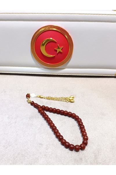 HALİL KOÇAK Wrist Length Tightening Amber Rosary