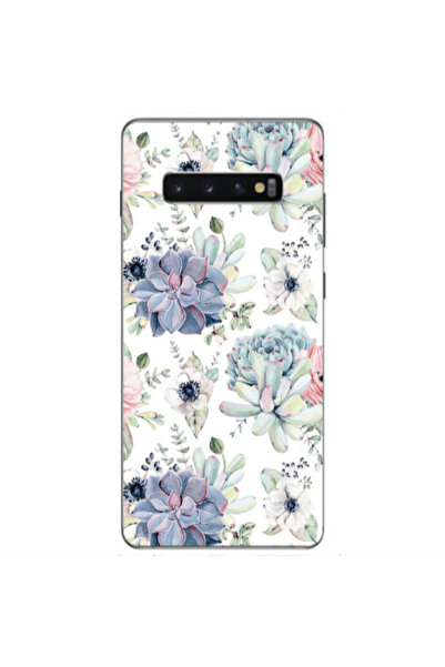Other Samsung S10 Plus Flower 56 Transparent Silicone TPU Θήκη