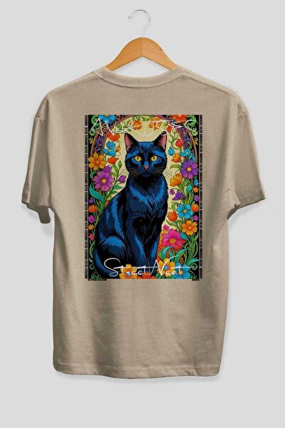 Ankhises تي شيرت بيج كبير الحجم مطبوع عليه Cat For Cat Lovers 8 Cat، مصنوع من...
