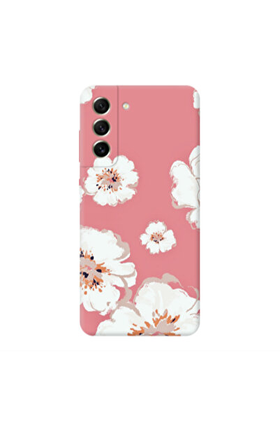 Other Samsung S22 Plus White Flowers Transparent Silicone TPU Θήκη