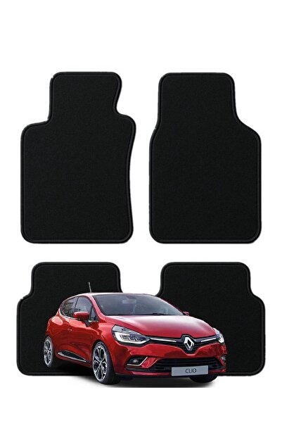 K2 CARPET Renault Clio 4. Nesil (2012-2020) Özel Kesim Tam Uyumlu Lüx Oto Hal...