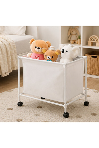 OEM Toy Storage Basket with Wheels - Multifunctional Organizer