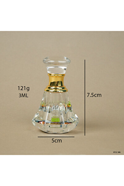 NUJET 1pcs Crystal Oil Bottle 3ml B722