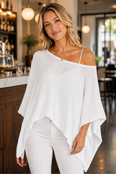 AQE FASHION Women's Asymmetrical Cut Transparent Soft Textured Cotton Lightwe...