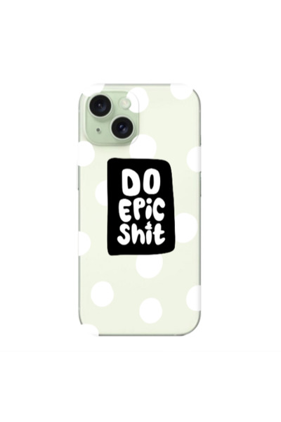 Other Apple iPhone 15 Plus Do Epic Shit Transparent Silicone TPU Θήκη