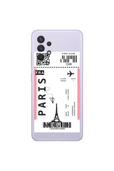 Other Samsung A32 5G Paris FRA Transparent Silicone TPU Θήκη