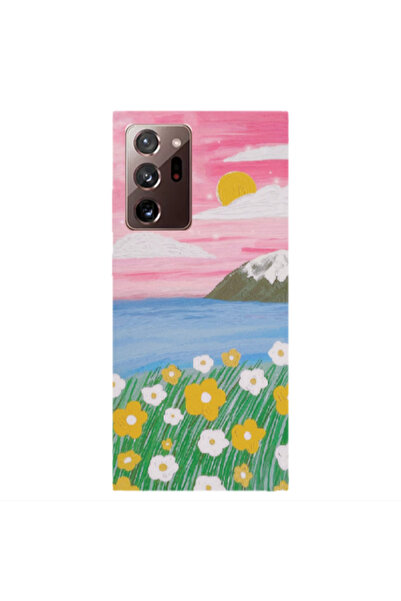 Other Samsung Note 20 Ultra Sun and Flowers Transparent Silicone TPU Θήκη