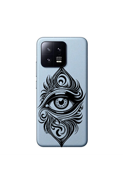 Other Xiaomi Mi 13 5G Eye patterned drawing Transparent Silicone TPU Θήκη