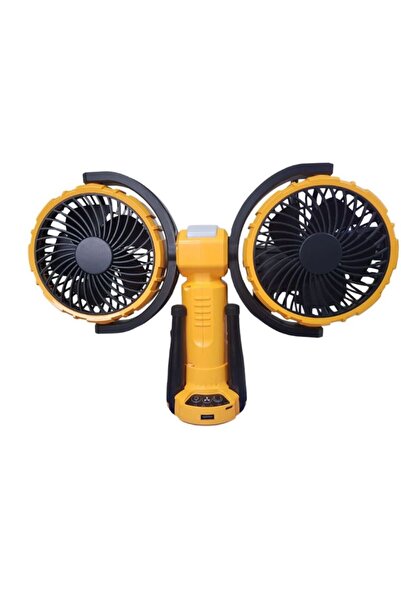 fusionpulse Dual Head Camping cooler with LED Light, 8000mAh Battery, 4 Speed...