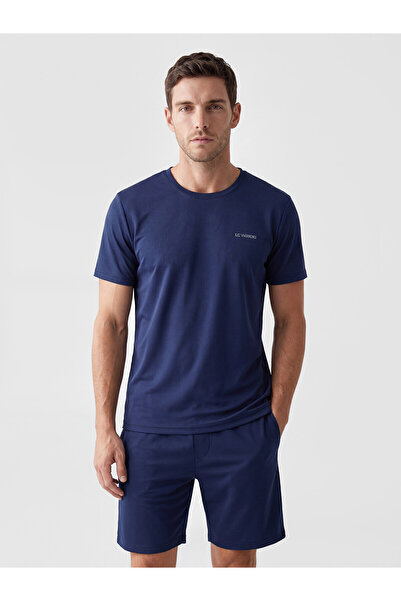 LC Waikiki Nevavm Differential Oval Collar Men's T-Shirt