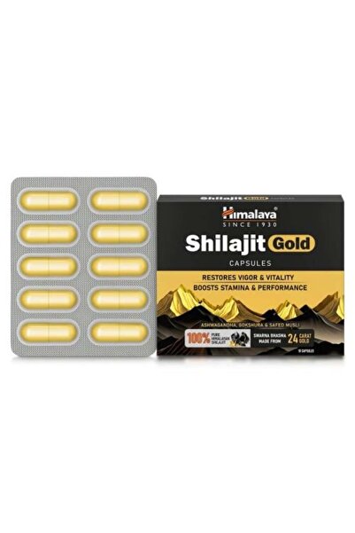 Himalaya Premium Himalayan Gold Shilajit Capsules (100% Pure - 10 Capsules)