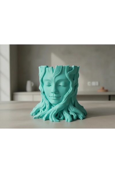 OEM Ghiveci decorativ Chipul Pădurii, Vază Statuetă pentru Plante Mici