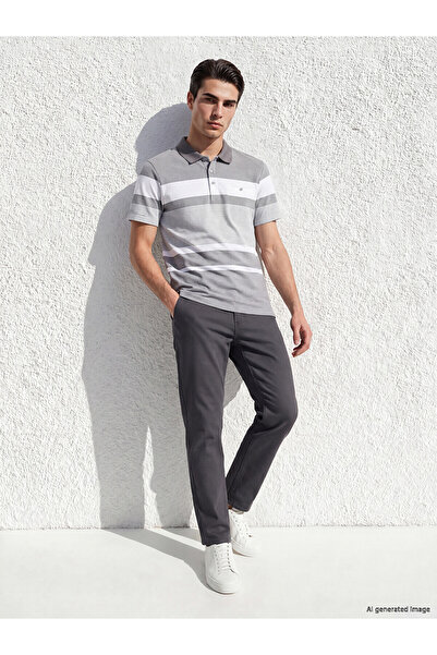 LC Waikiki Nevavm Standard Fit Men's Chino Pants with a Difference