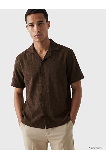 LC Waikiki Ανδρικό πουκάμισο NEVAVM Regular Fit Dobby με διαφορά στην εφαρμογή