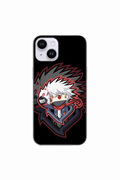 OEM Husa compatibila cu Apple iPhone 15 Silicon Gel Tpu Model Naruto Kakashi ...