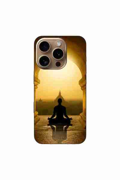 OEM Husa compatibila cu Apple iPhone 16 Pro Silicon Gel Tpu Model Meditation