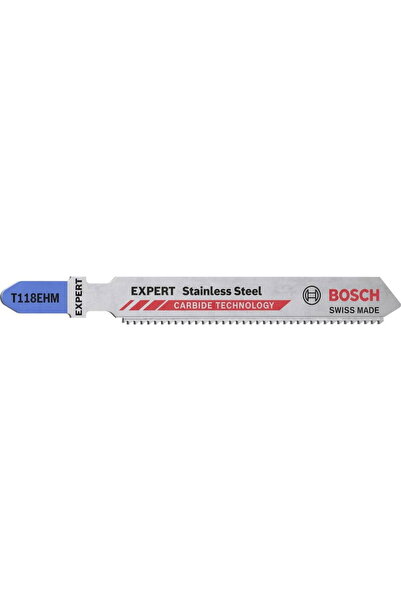 Bosch EXPERT jigsaw blades T118EHM 3Stk Stainless Steel