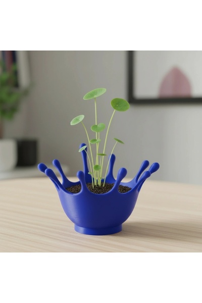 OEM Mini Decorative Pot Plant Holder Fluid Modern Design