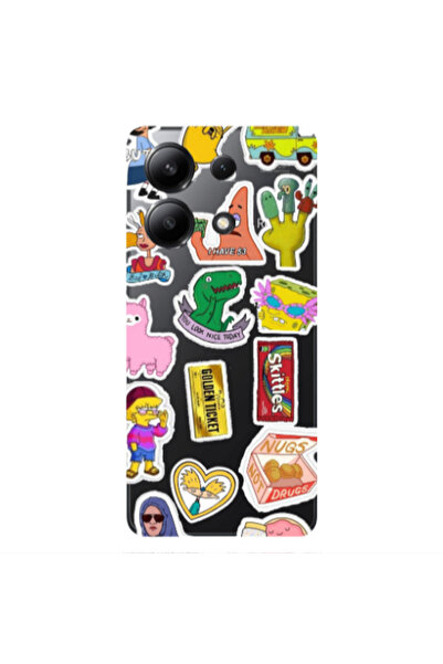 Other Xiaomi Redmi Note 13 4G best cartoons Transparent Silicone TPU Θήκη